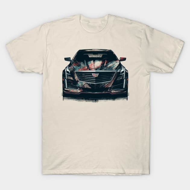 Cadillac CT6 T-Shirt by Vehicles-Art